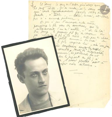 Jean DESBORDES (1906-1944). Tapuscrits corrigés et manuscrit…