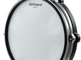 a close up of a drum head on a white background