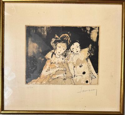 Jean JANSEM(1920-2013). Comedia dell' arte. - Photo 1