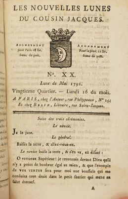 an open book with a picture of a crown on it