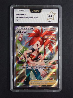 a close up of a card on a table with a black background