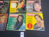 a lot of magazines that are on a table