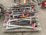 a lot of tools that are laying out on the ground