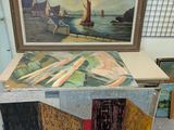 a picture of a box with a painting on top of it