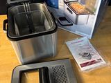 an image of a kitchen appliance set up on a table
