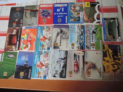 TELECARTES - LOT DE 20 TELECARTES DON 2x 50 UNITES NEUVE…