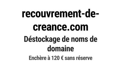 Nom de domaine recouvrement-de-creance.