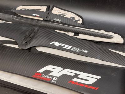 a pair of skis that are sitting on a table
