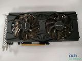 a close up of a video card with two fans on it