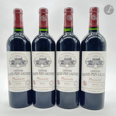 4 B CHÂTEAU GRAND-PUY-LACOSTE, GCC5 Pauillac, 2012 - Photo 1