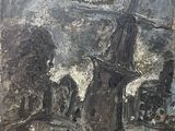 a picture of a painting that is being displayed on a table