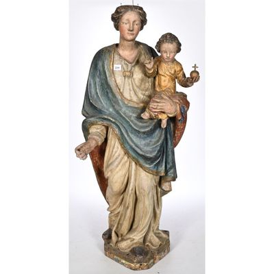 an image of a statue of a woman holding a child