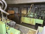 a machine that is sitting inside of a building
