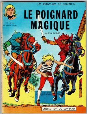 the cover of le poignard magique, a french comic book