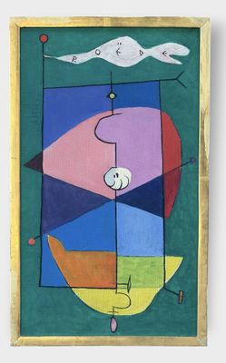 Jan ROËDE (1914-2007) La machine qui fait vivre Huile sur to…