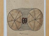 an image of a drawing of a pair of glasses on a piece of paper