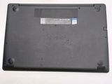 the back of a laptop with a small battery on top of it