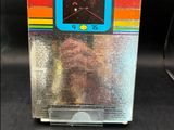 the back of a box with a picture of a man on it
