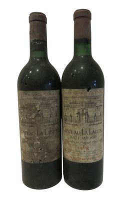 2 bouteilles CHÂTEAU LA LAGUNE, Haut-Médoc, 3ème cru classé,…