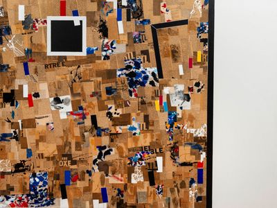 a picture of a cork board with a picture on it