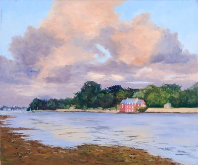 José DAOUDAL (né en 1954) " La maison rose"