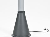a lamp that is sitting on top of a table