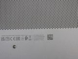 a close up view of the back of a laptop