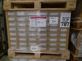 a stack of boxes that are sitting on a pallet