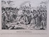 the battle of montebello, from the illustrated book of the life and times of the soldiers of the