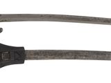 two different types of knives on display on a white background