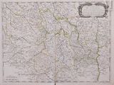 an old map of the county of somerset in england, showing the location of the town of somerset