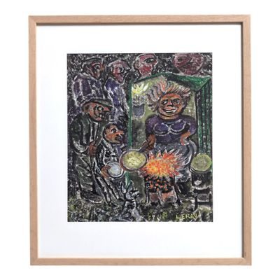 Henri LERAY (1905-1987) La cuisinière