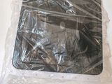 a plastic bag that is sitting on top of a table