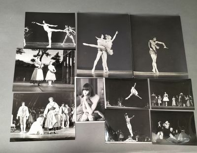 plusieurs photographies en noir et blanc de danseurs de ballet sur scène
