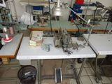 a sewing machine sitting on a table in a room