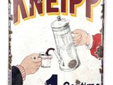 an old metal sign with a hand holding a cup of coffee