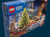une boîte contenant un sapin de Noël Lego City