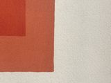 an image of a painting of a red square with a black line in the middle