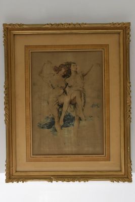 Alméry LOBEL RICHE (1880-1950), "Les Danseuses", estampe, si…