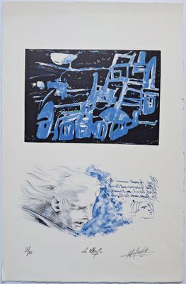 «*»ECOLE DU XXe siècle Sans titre Lithographie en couleurs s…