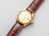 Montre-bracelet Rolex pour femme, en or 18 carats, à remontage automatique et calendrier