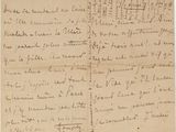 une lettre manuscrite d'une personne à sa mère