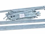 a bunch of steel rods with a price tag on them