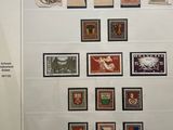 a picture of a picture of a collection of stamps on display