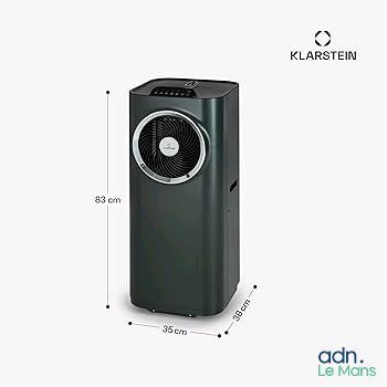Climatiseur Klarretin avec minuterie et télécommande