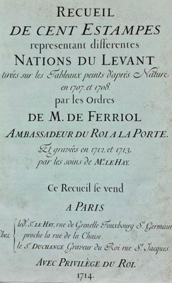 an old book with a black and white image of the title of a poem