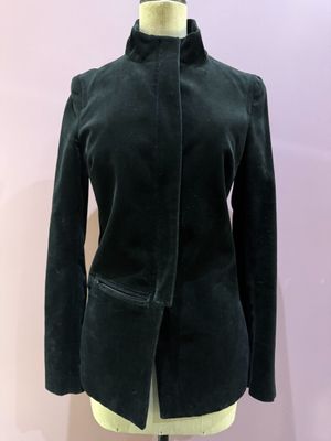 Veste CoSTUME NATIONAL T.36 Velours noir, col mao, queue de …