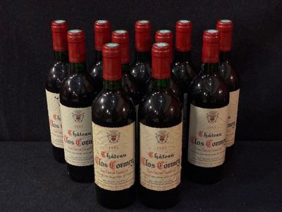 10 bouteilles de Saint-Emilion Grand Cru, Château Clos Cormey, 1993 - Photo 1