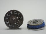 two reels that are sitting next to each other