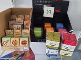 a lot of boxes that are sitting on a table